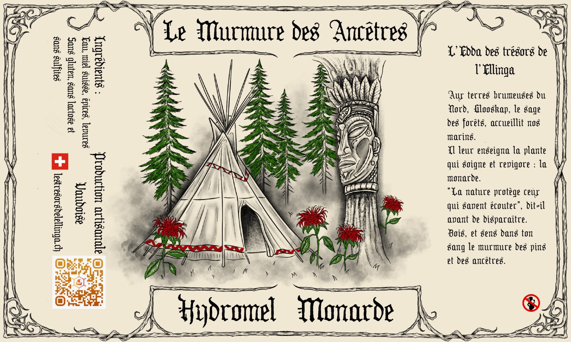 Monarde - Glooskap - Hydromel Bouteille 0.5L — MON label